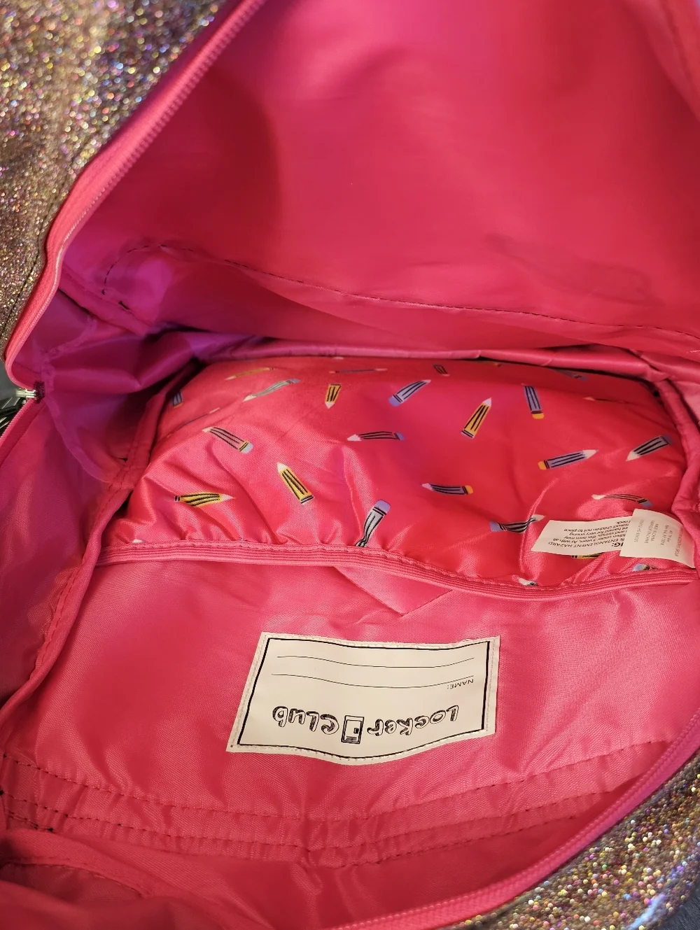 Locker Club Kids 16L Nylon Backpack set Headphones Pencil Pouch lunch box NEW